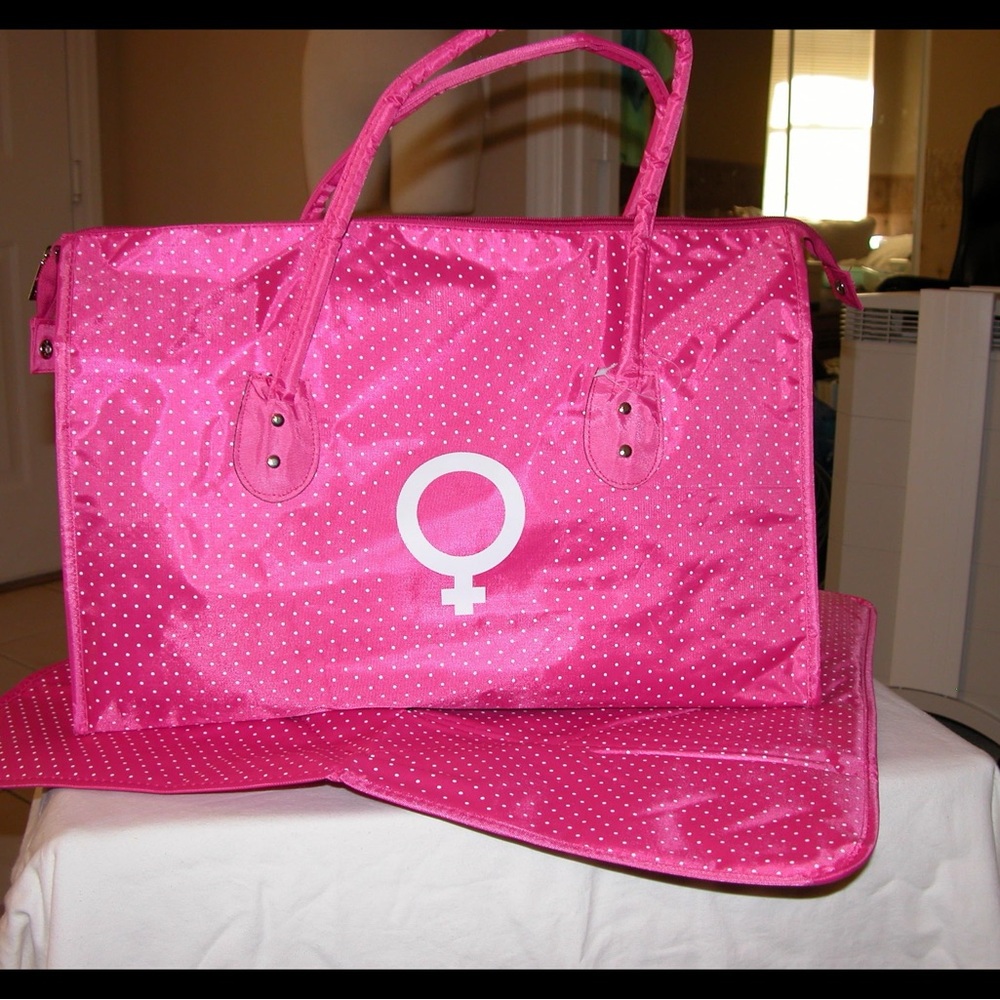 Murval Tote Baby Girl Pink Dot - From Fred Segal Baby $89 NWT